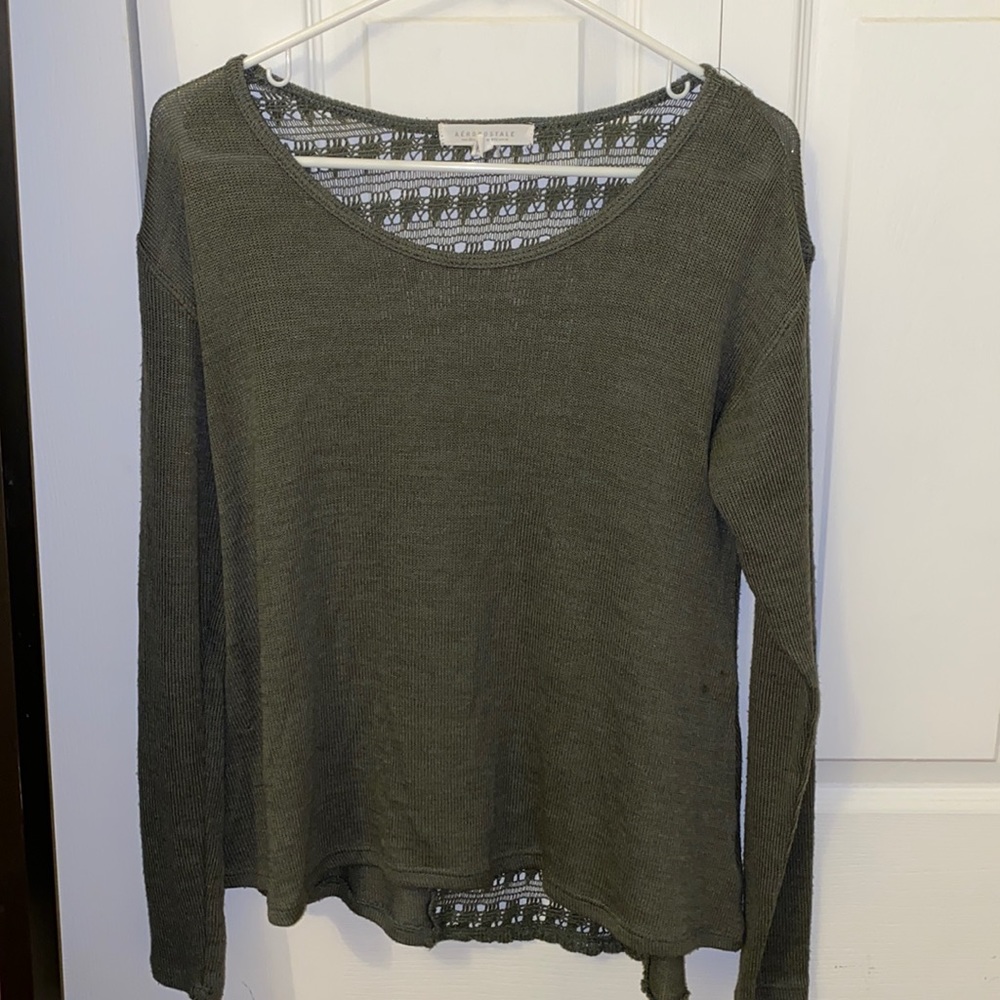 Aeropostale green sweater